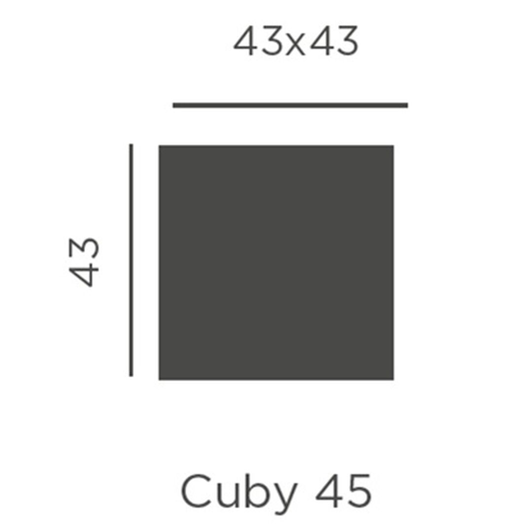L&aacute;mpara cubo Cuby 45 Solar & Bater&iacute;a Luz RGBWW