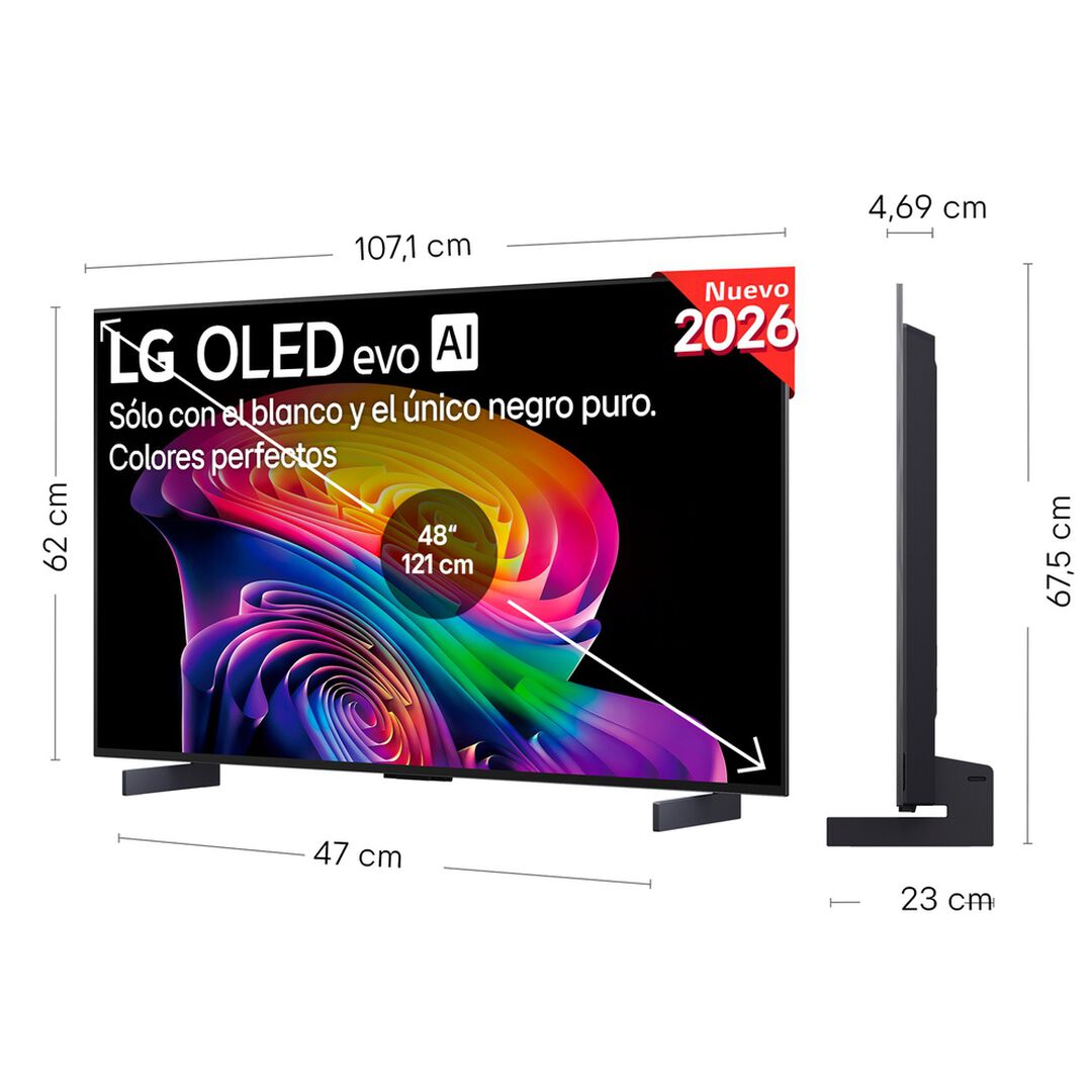 Smart TV OLED evo AI 48 pulgadas 4K OLED48C6E