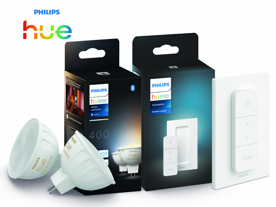 Bombilla Inteligente GU5.3, Blanco regul 2un+mando