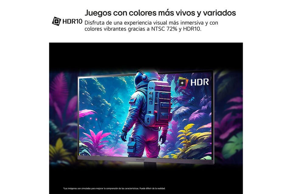 Monitor Ultragear, 24", Full HD (1920 x 1080), 180 Hz, 1 ms, AMD FreeSync, HDR10, Black