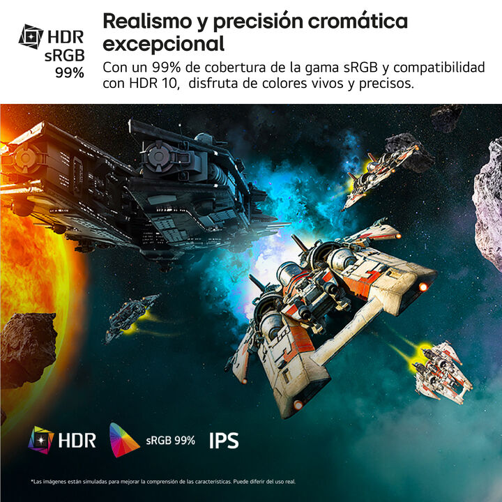 Monitor LG UltraGear G4 de 24" FHD IPS con 144Hz (O/C) y NVIDIA G-SYNC Compatible