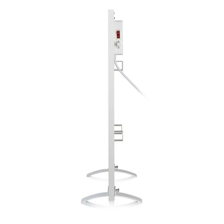 Elegante calefactor de panel de infrarrojos de 700 W con montaje en pared para una calefacción rápida, eficaz y sostenible. Controle el calefactor Smart por voz o a través de la aplicación Princess. Incluye función de temporizador y programación.
