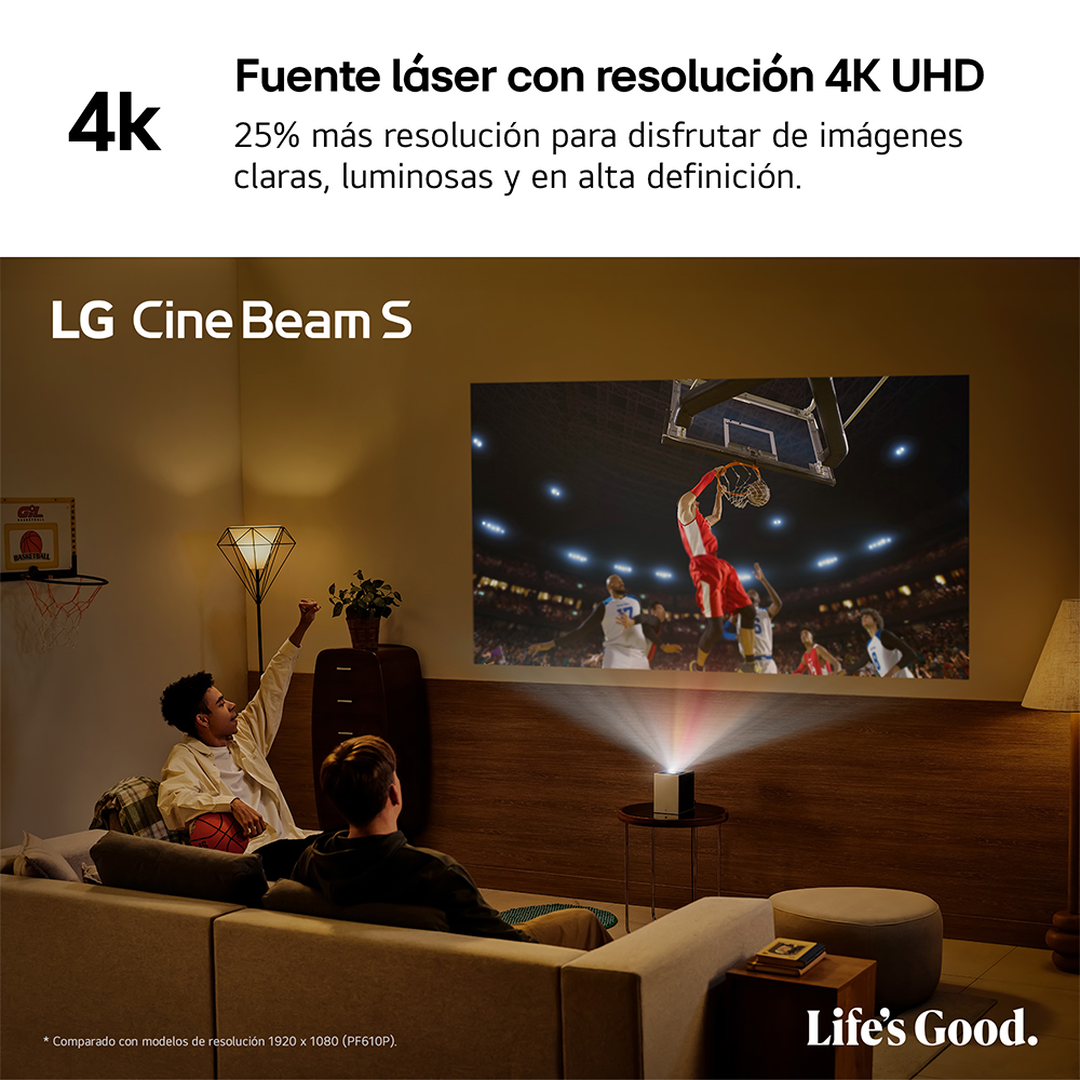 Proyector PU615U 4K UHD L&aacute;ser Negro