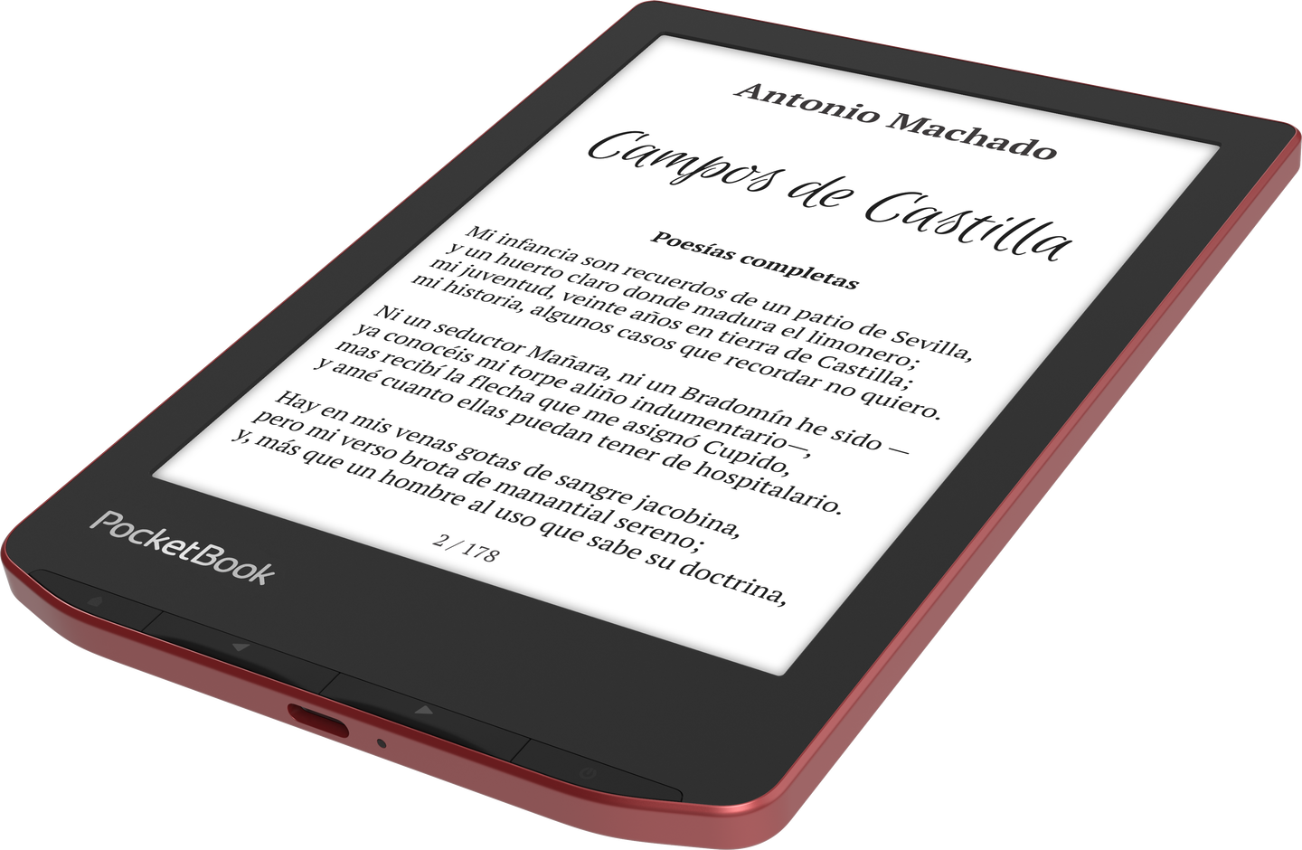 Ebook verse PRO (passion red) rojo
