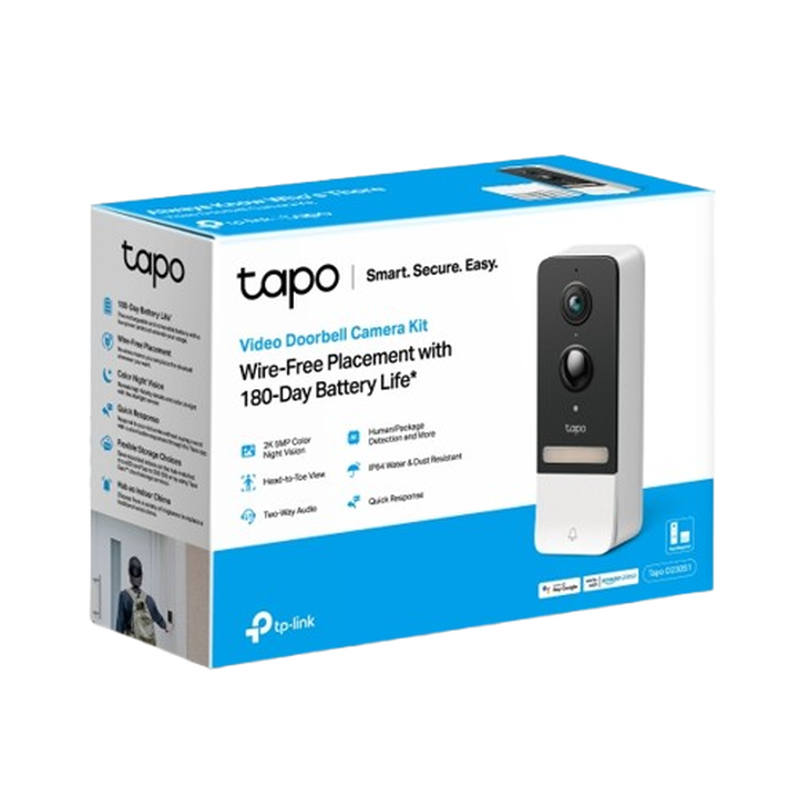 Timbre Inteligente con V&iacute;deo y Bater&iacute;a Tapo