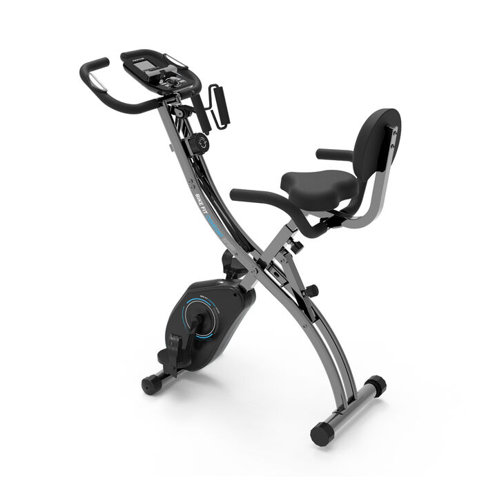 Bicicleta est&aacute;tica plegable respaldo APP Fit BF250. 7 niveles de ajuste de asiento para regularlo seg&uacute;n la necesidad. Dise&ntilde;ado en material resistente y cuenta con acolchado ergon&oacute;mico que se adapta perfectamente a la forma de tu cuerpo.