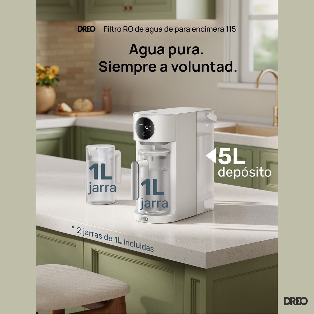 Purificador de agua RO 115 dep&oacute;sito 5L