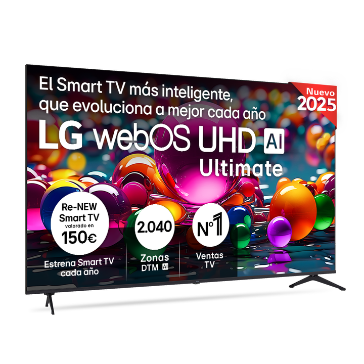 Smart TV LG UHD Ultimate AI UA75 86 pulgadas 4K 2025