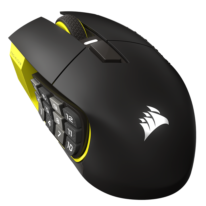 Rat&oacute;n gaming para MMO SCIMITAR ELITE WIRELESS SE, gris met&aacute;lico
Con 16 botones personalizables, un Key Slider ajustable, un sensor MARKSMAN S 33K sorprendentemente preciso y SLIPSTREAM WIRELESS de latencia ultrabaja, el rat&oacute;n gaming para MMO CORSAIR SCIMITAR ELITE WIRELESS SE es un accesorio legendario para juegos MMO.