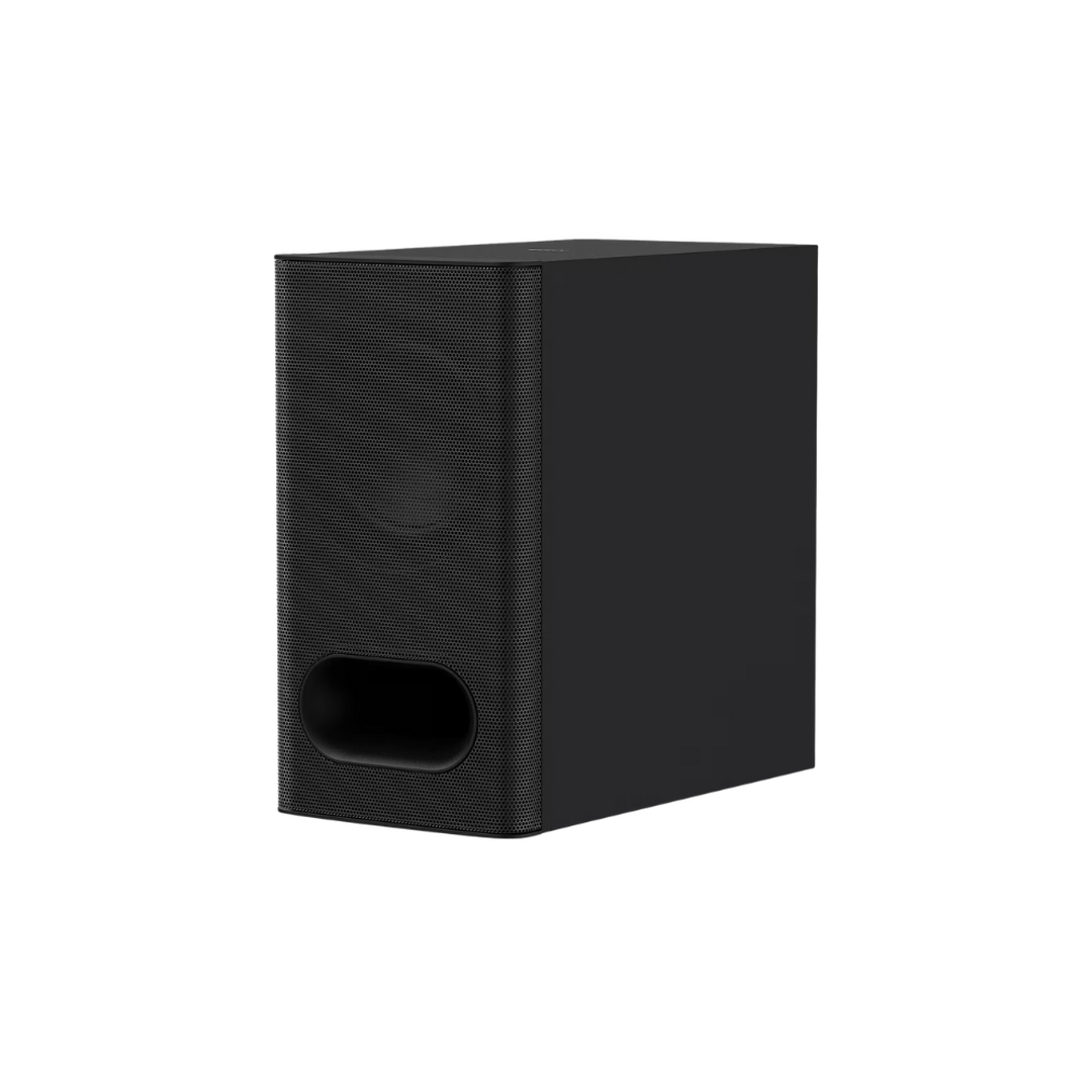 <p>Presentamos la barra de sonido BRAVIA Theatre Bar 6 de Sony, un sistema de 3.1.2 canales con subwoofer inalámbrico externo que llena tu salón con sonido cinematográfico Dolby Atmos y DTS:X, acompañado de graves profundos y vibrantes.</p>