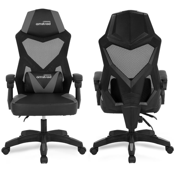 <!DOCTYPE html>
<html lang="es">
<head>
  <meta charset="UTF-8">
  <title>Amstrad AMS-309 - Silla Gaming</title>
  <style>
    body {
      font-family: Arial, sans-serif;
      max-width: 600px;
      margin: 40px auto;
      color: #222;
    }

    h2 {
      color: #cc0000;
      margin-bottom: 10px;
    }

    .descripcion {
      background-color: #f9f9f9;
      border-left: 4px solid #cc0000;
      padding: 12px 16px;
      margin-bottom: 20px;
      line-height: 1.6;
    }

    .destacados {
      list-style: none;
      padding: 0;
      margin-bottom: 20px;
    }

    .destacados li::before {
      content: "► ";
      color: #cc0000;
    }

    .destacados li {
      margin-bottom: 6px;
      font-weight: bold;
    }

    table {
      width: 100%;
      border-collapse: collapse;
    }

    table tr:nth-child(even) {
      background-color: #f5f5f5;
    }

    table td {
      padding: 8px 12px;
      border-bottom: 1px solid #ddd;
    }

    table td:first-child {
      font-weight: bold;
      width: 55%;
    }
  </style>
</head>
<body>

  <h2>Amstrad AMS-309 &mdash; Silla Gaming Negro & Gris</h2>

  <div class="descripcion">
    Amstrad te ofrece su silla AMS-309 en negro y gris, fabricada en malla transpirable, anti-transpiraci&oacute;n y confortable. Su est&eacute;tica moderna la hace perfecta tanto para entornos de oficina como para setups gaming.
  </div>

  <h2>Caracter&iacute;sticas principales</h2>

  <ul class="destacados">
    <li>Tela anti-transpiraci&oacute;n</li>
    <li>Coj&iacute;n lumbar</li>
    <li>Respaldo reclinable de 90&deg; a 135&deg;</li>
  </ul>

  <h2>Especificaciones</h2>

  <table>
    <tr>
      <td>Colores</td>
      <td>Negro y gris</td>
    </tr>
    <tr>
      <td>Tela</td>
      <td>Malla transpirable y suave</td>
    </tr>
    <tr>
      <td>Reposabrazos</td>
      <td>2</td>
    </tr>
    <tr>
      <td>Inclinaci&oacute;n del respaldo</td>
      <td>Hasta 135&deg;</td>
    </tr>
    <tr>
      <td>Coj&iacute;n lumbar</td>
      <td>Incluido</td>
    </tr>
    <tr>
      <td>Profundidad</td>
      <td>50 cm</td>
    </tr>
    <tr>
      <td>Ancho del asiento</td>
      <td>46 cm</td>
    </tr>
    <tr>
      <td>Ancho del respaldo</td>
      <td>46 cm</td>
    </tr>
    <tr>
      <td>Altura del asiento</td>
      <td>De 47 a 55 cm</td>
    </tr>
    <tr>
      <td>Grosor del asiento</td>
      <td>10 cm</td>
    </tr>
    <tr>
      <td>Peso m&aacute;ximo soportado</td>
      <td>130 kg</td>
    </tr>
    <tr>
      <td>Peso del producto</td>
      <td>13 kg</td>
    </tr>
  </table>

</body>
</html>