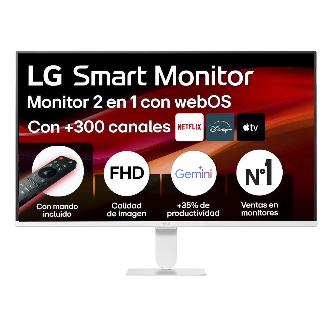 Smart Monitor 27 pulgadas IPS FHD 120Hz 27U511SB-W
