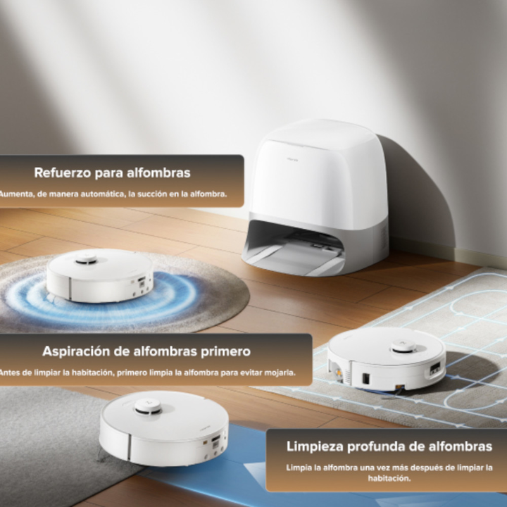 <p>Robot Aspirador Qrevo Curv 2 FlowX con Rodillo con extensi&oacute;n autom&aacute;tica + Base multifunci&oacute;n. Potencia de succi&oacute;n 20000 Pa y Bateria de 5200mAh</p>