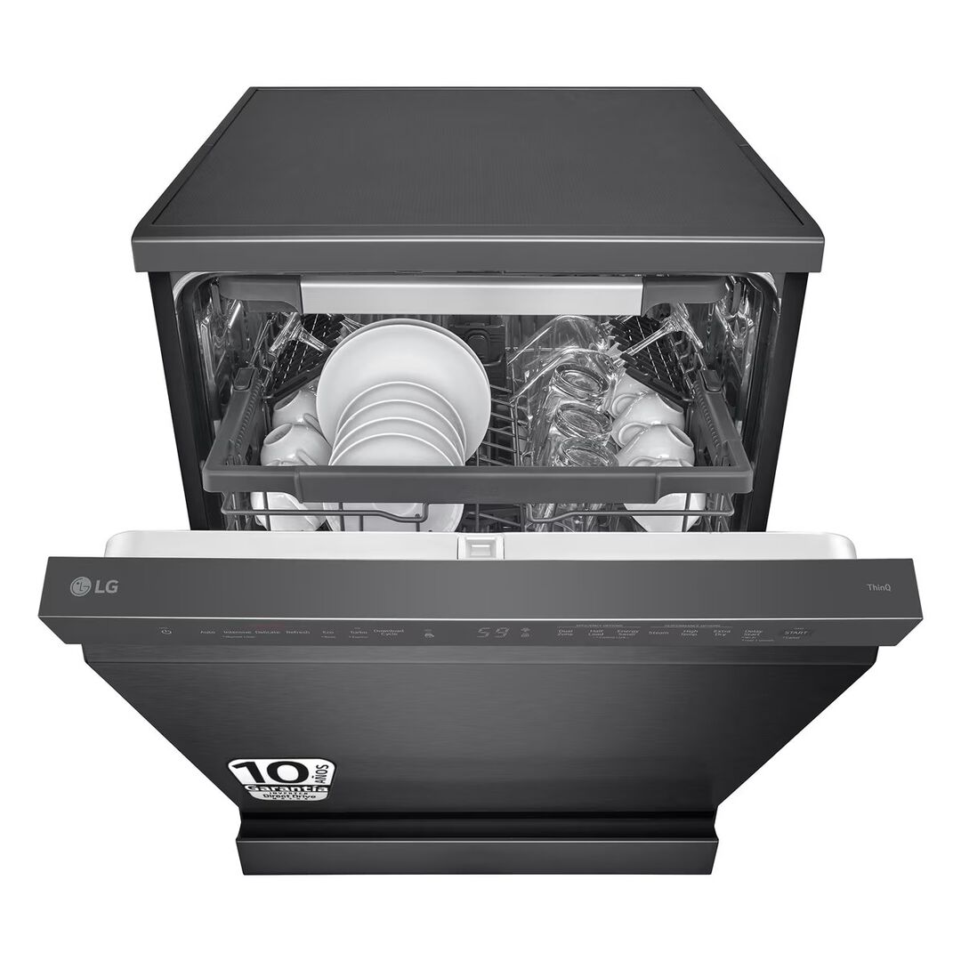 Lavavajillas 14 servicios con vapor, QuadWash, autosecado y conectividad Wi-Fi.