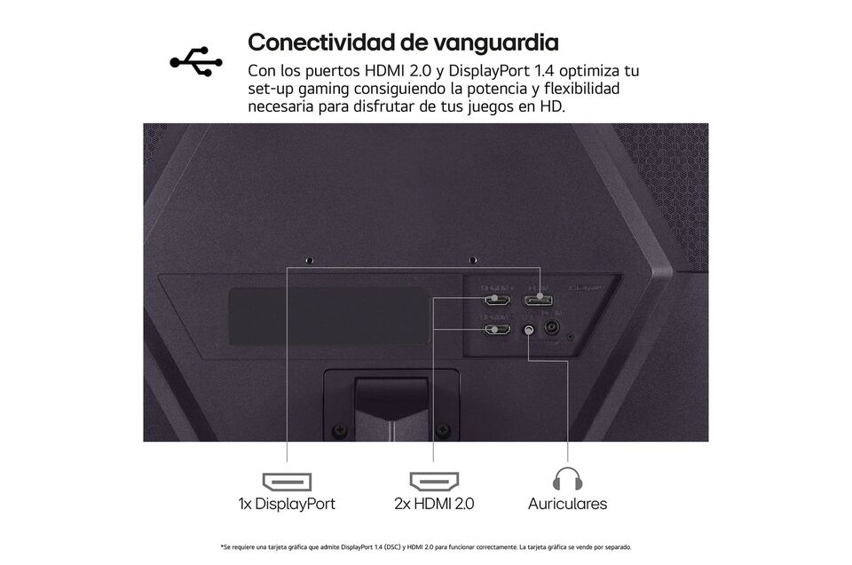 Monitor LG UltraGear 27'' , FHD, 180 Hz, 1ms