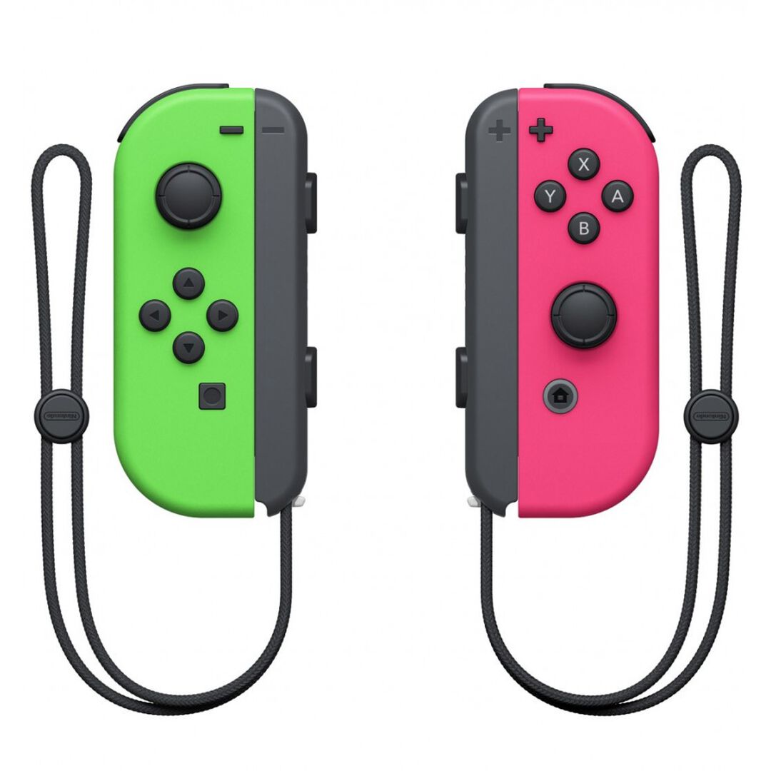 Mando Joy-Con (Set izda/dcha)Color Verde/Rosa Neon