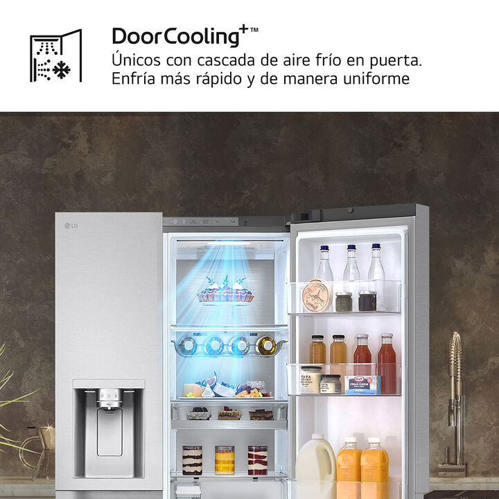 Frigor&iacute;fico Side by Side 623 L sin toma de agua, DoorCooling+, Fresh Converter y Wi-Fi.