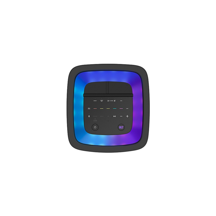 <p>Con uno enorme altavoz X-Balanced orientado hacia delante, diseñado para ofrecer mayor presión sonora con mínima distorsión, junto con dos altavoces de medios y cuatro tweeters que aportan una claridad y un detalle asombrosos, disfruta de un increíble sonido de fiesta de 360°.</p>