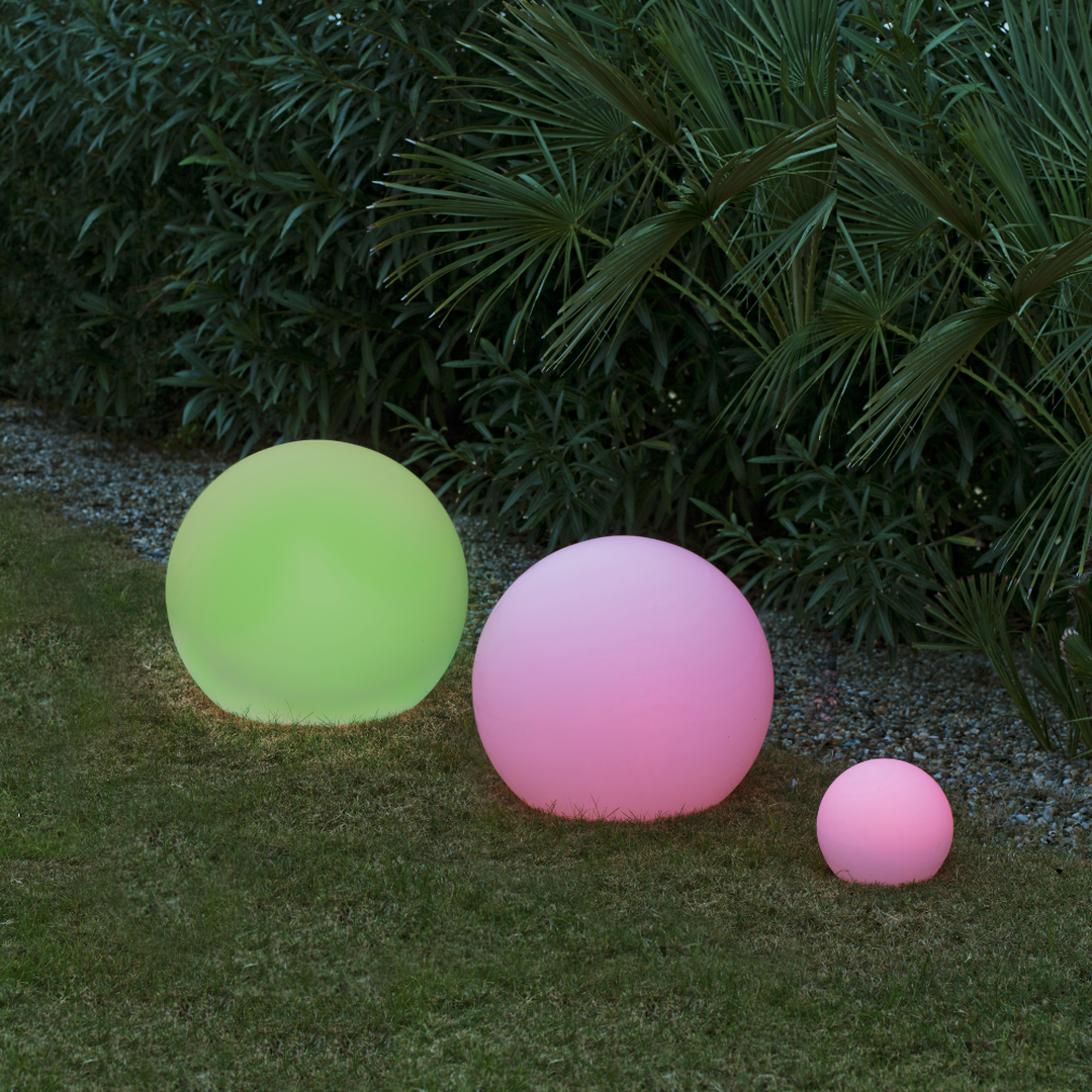 L&aacute;mpara bola Buly 50 Solar & Bater&iacute;a Luz RGBWW