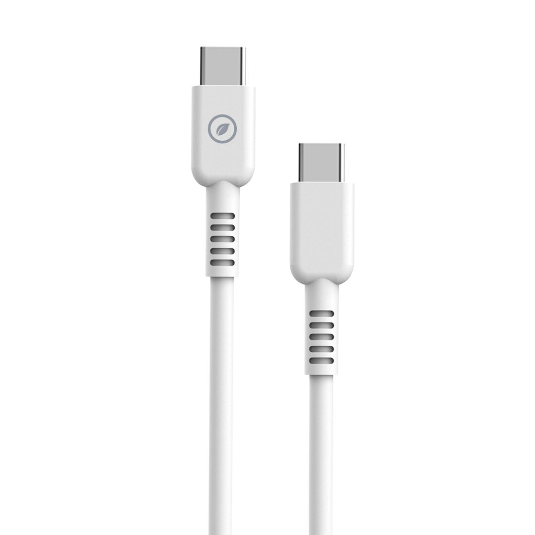 Cable Tipo C a Tipo C 60W 3m Blanco