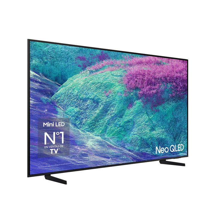 TV  55", neo qled mini led, qn1ef, uhd 4k, ai upscaling pro con ia, smart tv