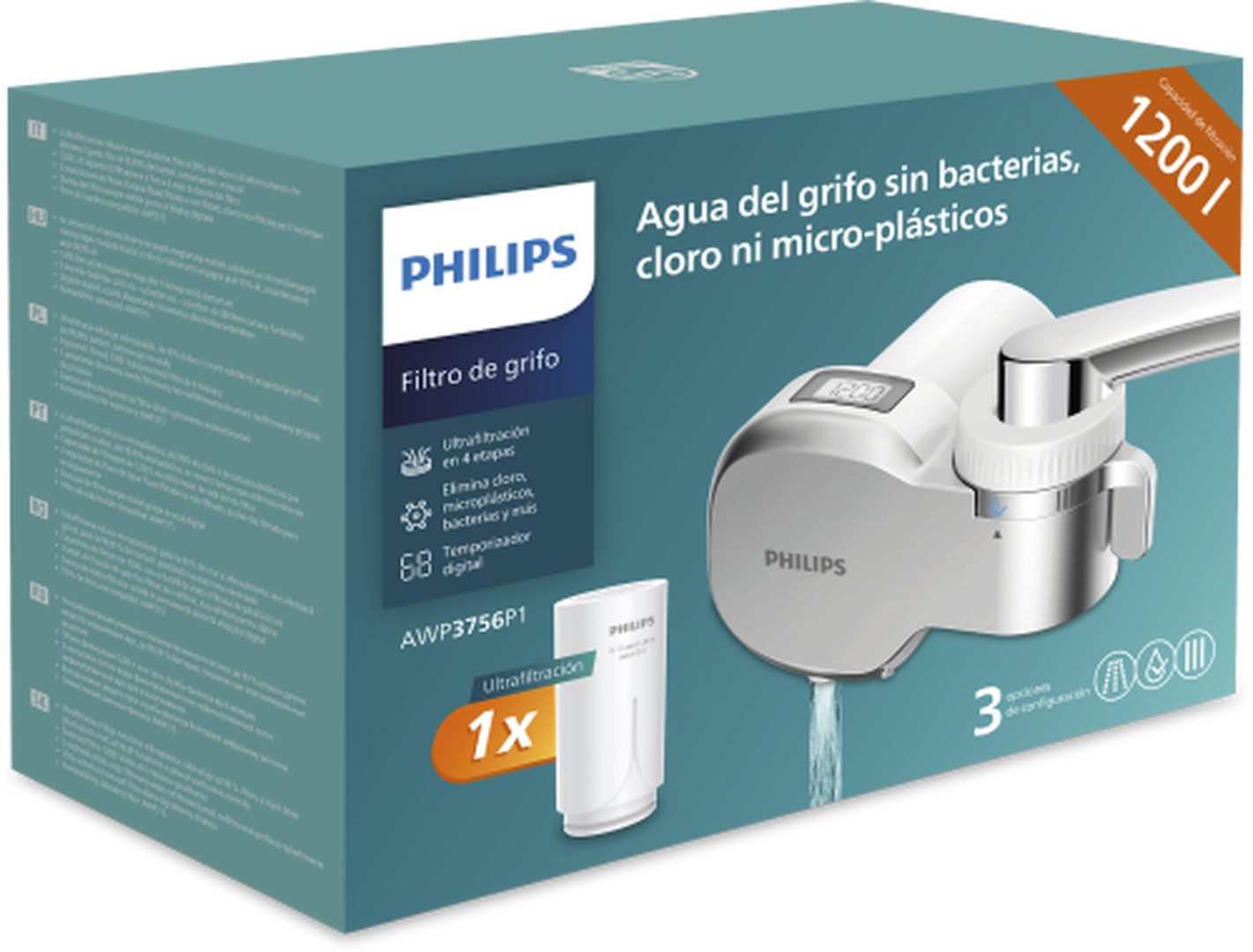Filtro grifo 1200L + Pack filtro 1200L