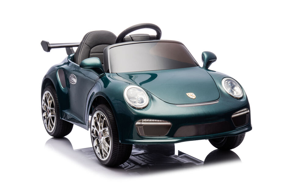 Porsche coche el&eacute;ctrico infantil verde
