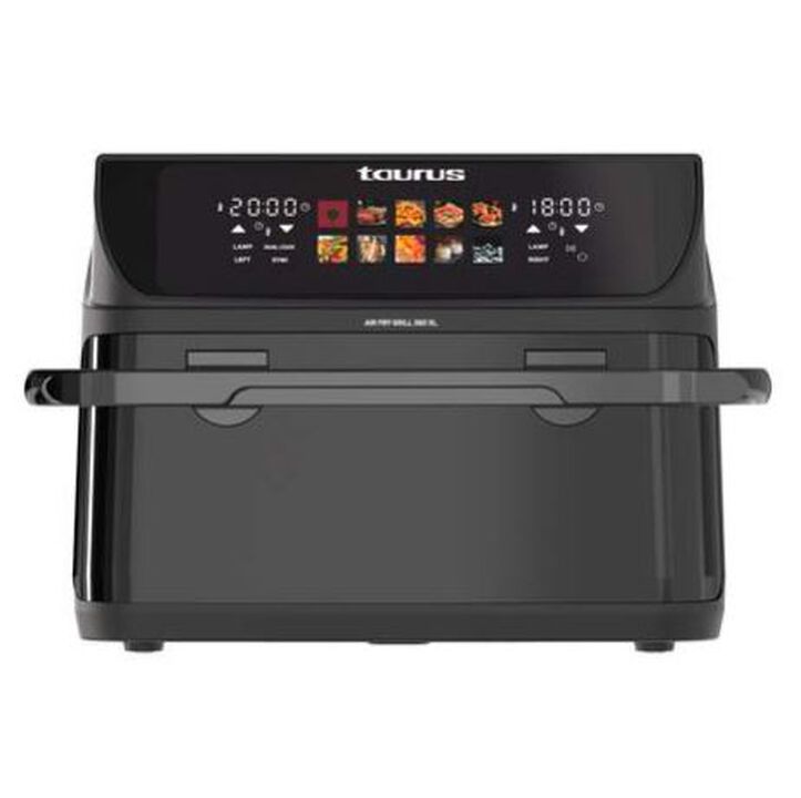La Air Fry Grill 260 XL de Taurus es la freidora perfecta para quienes cocinan en grande. 
Con 10L de capacidad, accesorio Wall, 4 resistencias y, tecnolog&iacute;a Dual Cook, puedes preparar un men&uacute; completo con resultados homog&eacute;neos, crujientes y jugosos.
Ideal para familias o comidas con, invitados, permite cocinar dos recetas distintas a la vez o grandes cantidades del mismo plato, ahorrando tiempo y reduciendo grasa. 

Cocina, m&aacute;s, mejor y m&aacute;s saludable.