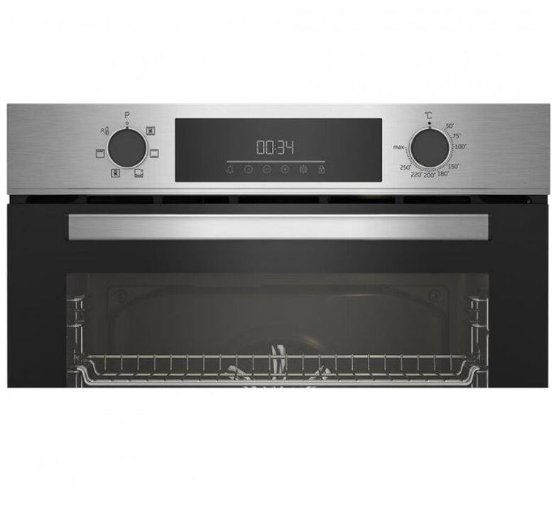 Horno multifunci&oacute;n Beko 72L con 6 funciones acabado Acero Inoxidable