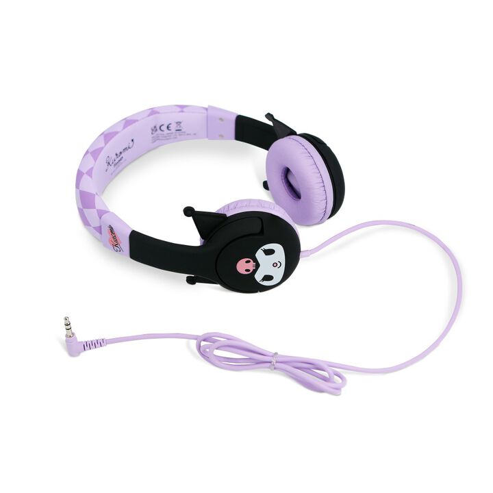 AURICULARES INFANTILES CON CABLE KUROMI LIMITADOS EN VOLUMEN CON LICENCIA OFICIAL KUROMI