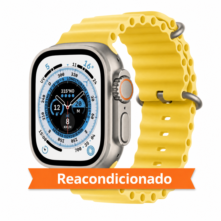 Descubre el&nbsp;Apple Watch Ultra, dise&ntilde;ado para quienes buscan mucho m&aacute;s que un smartwatch. Su espectacular caja de&nbsp;titanio de 49 mm&nbsp;combina ligereza, resistencia y un acabado premium, convirti&eacute;ndolo en el compa&ntilde;ero perfecto tanto para el d&iacute;a a d&iacute;a como para el deporte y las actividades al aire libre.