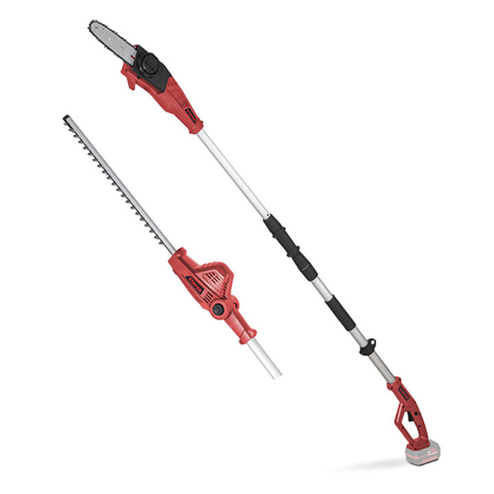 Podadora / Corta Setos telesc&oacute;pica 18V, con 1 bater&iacute;a de 4 Ah + cargador