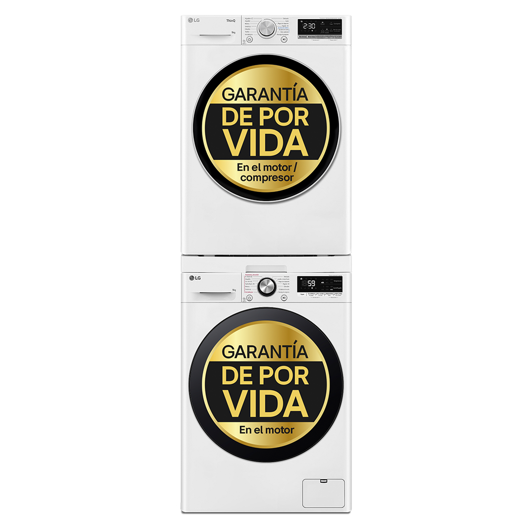 Lavadora Secadora  Torre 9 - 9 Kg