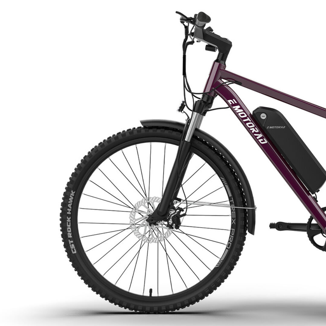 Bicicleta el&eacute;ctrica monta&ntilde;a 27,5" T-Rex Pro Morada