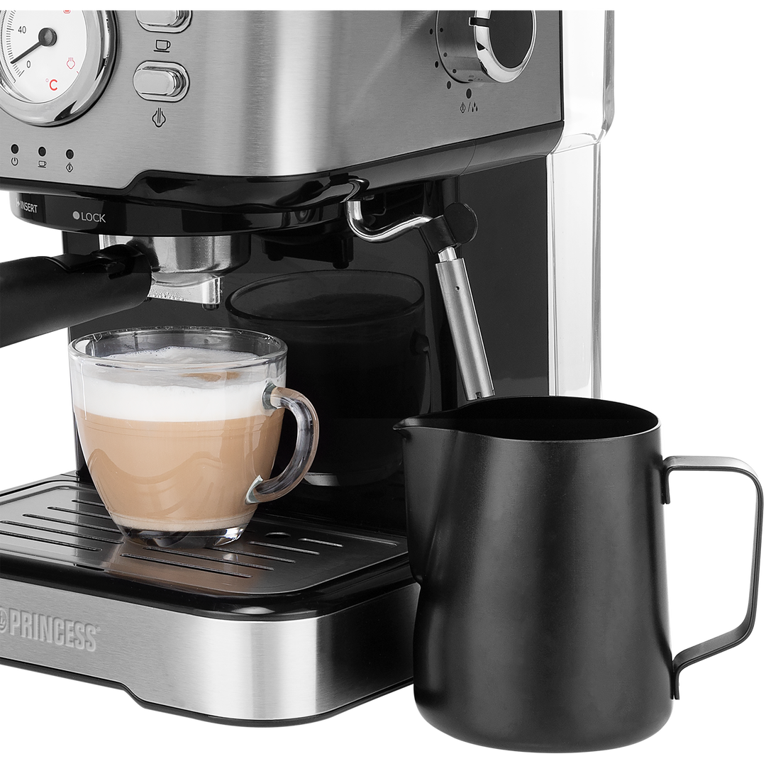 Cafetera Espresso + c&aacute;psulas 1100W Inoxidable