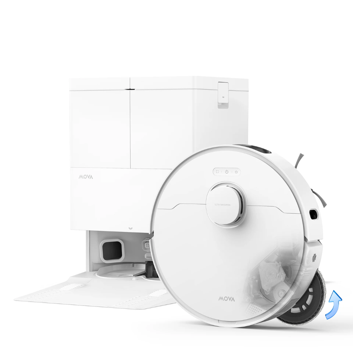 MOVA E50 Ultra - Robot Aspirador y Friegasuelos con Base de Autovaciado
