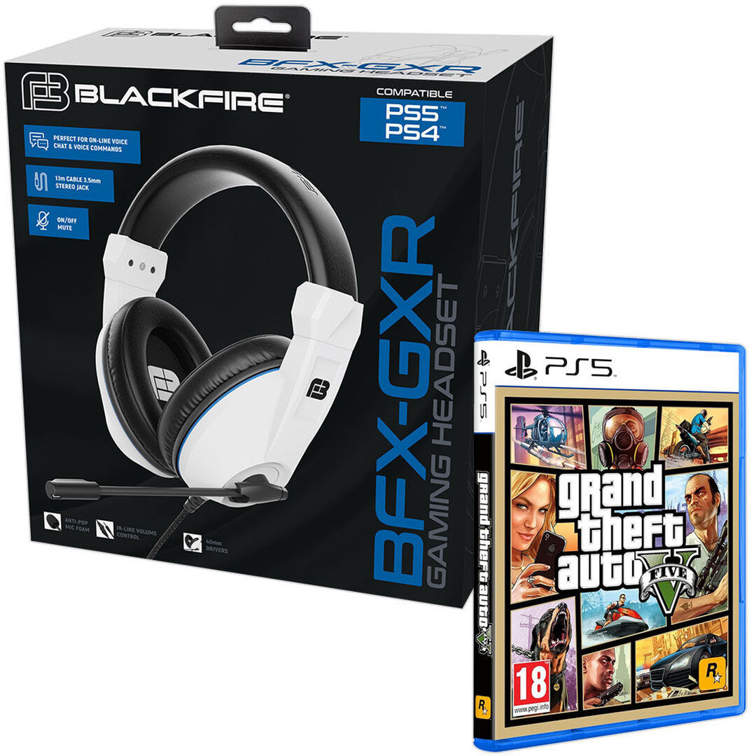 Pack GTA V PS5 + Auriculares Gaming