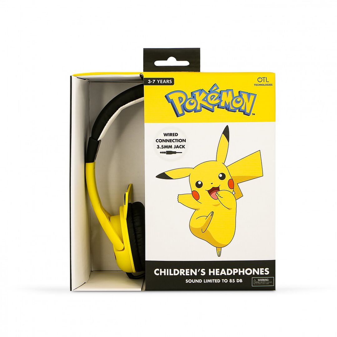Auricular Infantil +Cable Pikachu Limitado Volumen
