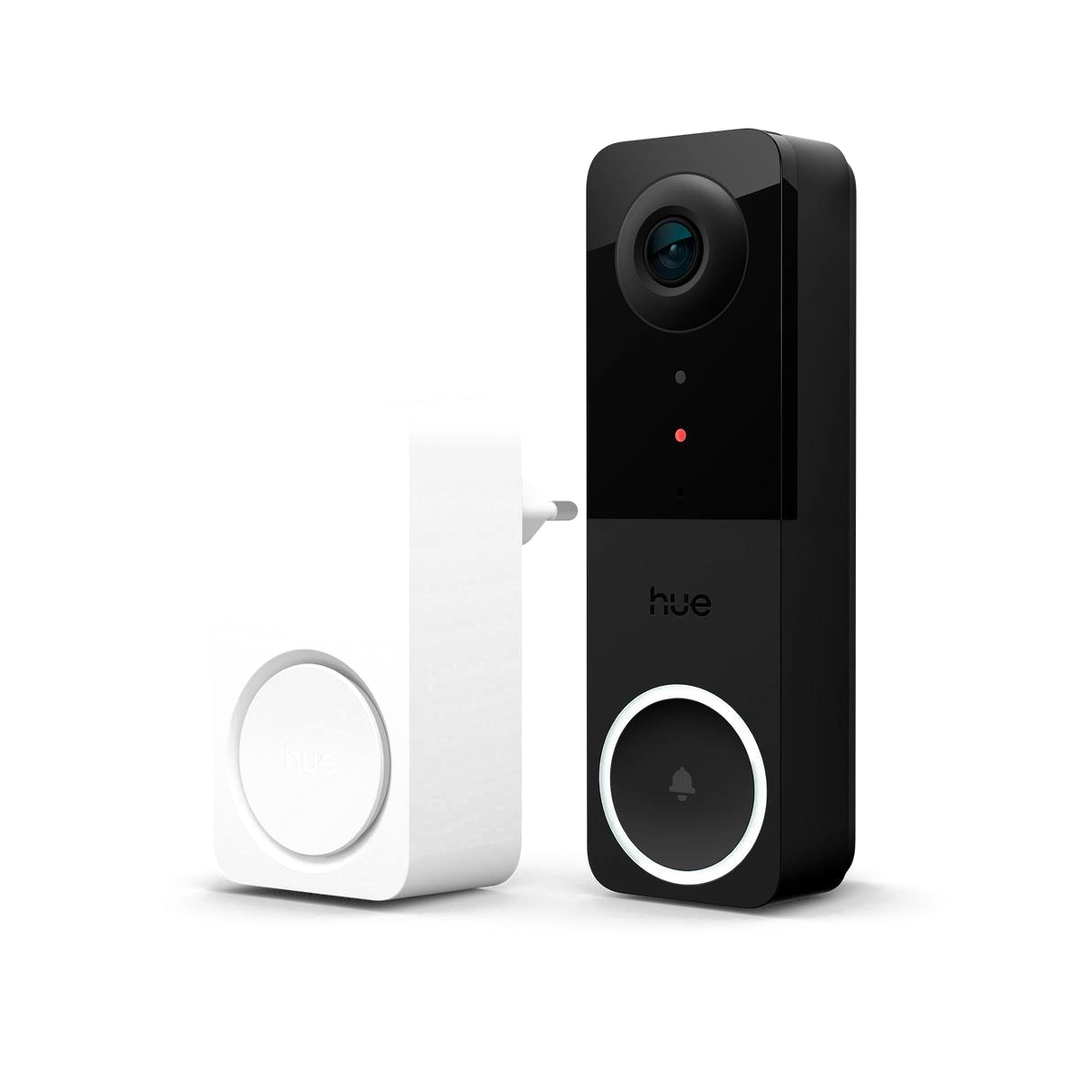 Kit Hue Secure Videotimbre cable+repetidor sonido