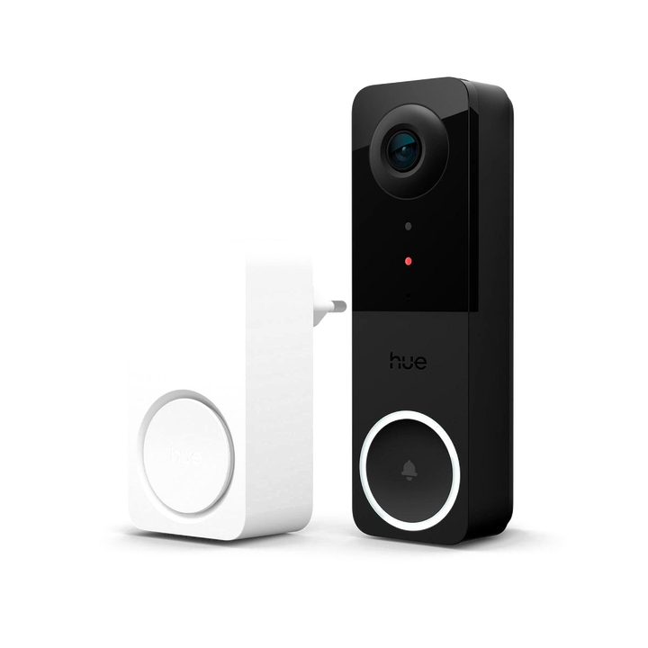Kit Hue Secure Videotimbre cable+repetidor sonido