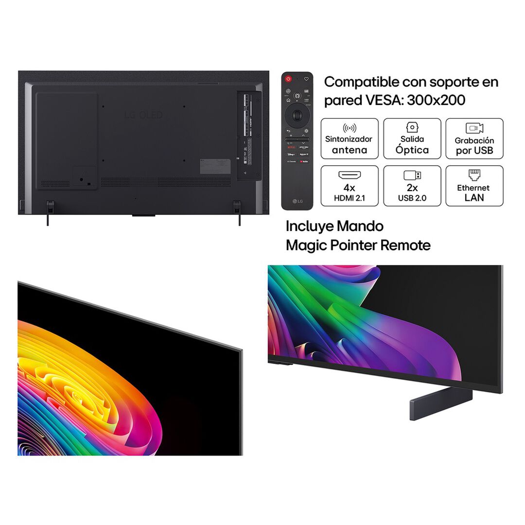 Smart TV OLED evo AI 42 pulgadas 4K OLED42C66