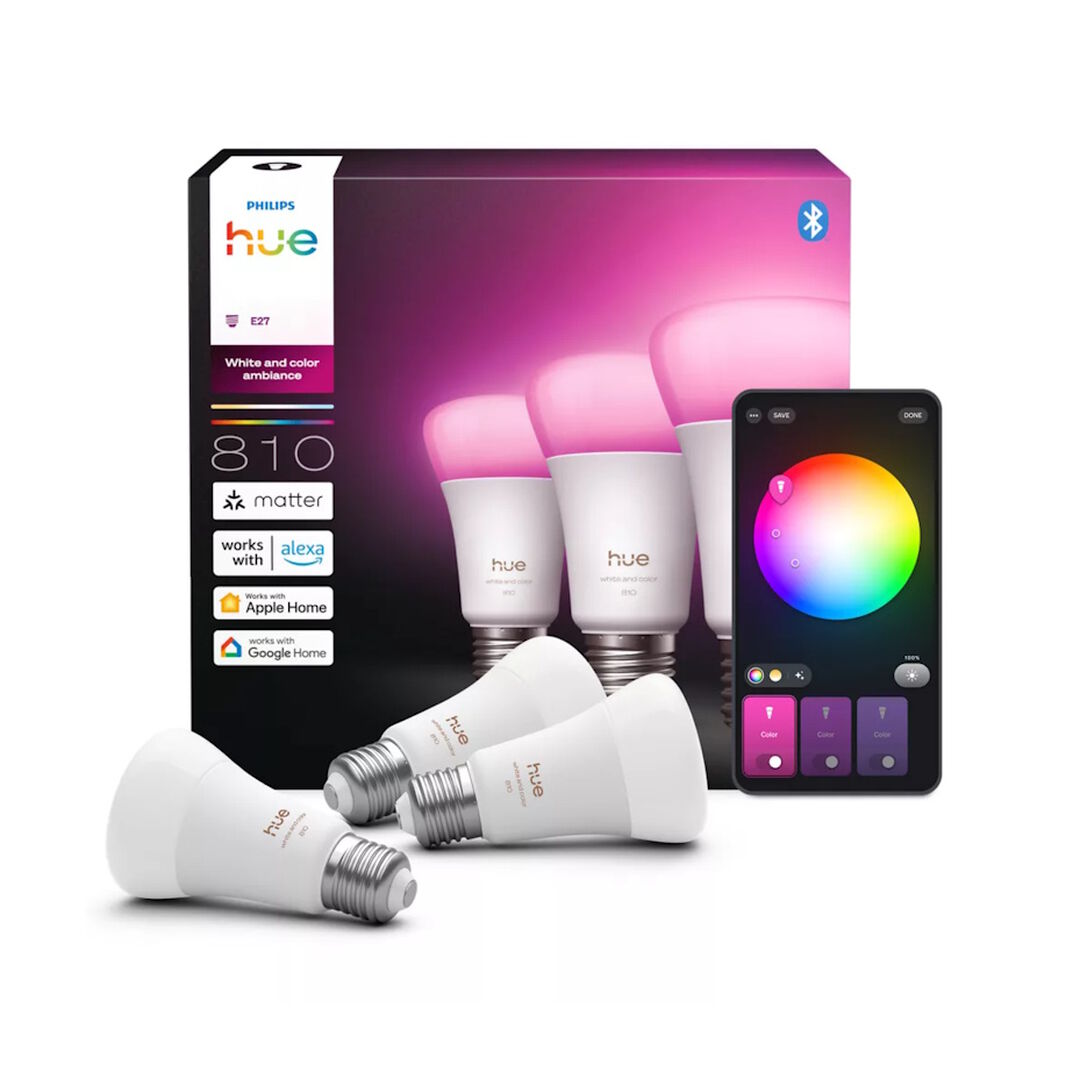 Bombilla Inteligente E27 8,5W RGB 3un