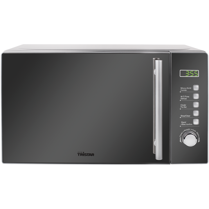 Microondas de uso fácil con capacidad de 20 L. Gracias a los 5 ajustes podrá (re)calentar o descongelar su comida fácilmente. Tiene temporizador.