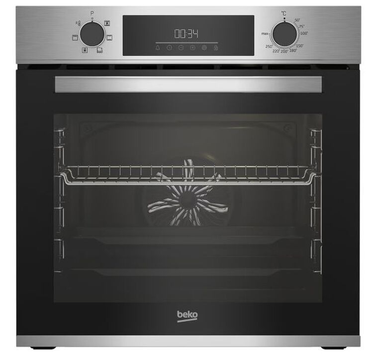 Horno multifunci&oacute;n Beko 72L con 6 funciones acabado Acero Inoxidable