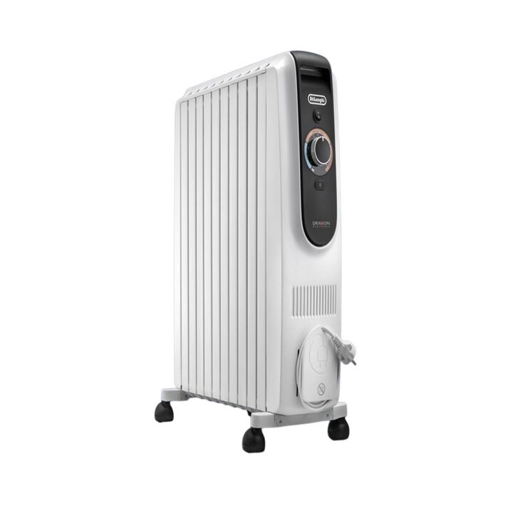 Radiador de aceite DELONGHI TRD51025 Dragon 5 2500W Dragon 5. 2500 W, 10 aletas, 12 temperaturas, control electrónico del termostato, gestión automática de la potencia en 3 niveles,límite de potencia, interruptor, ruedas plegables premontadas, enrollacable, asa delantera y trasera. Radiador de aceite DELONGHI TRD51025 Dragon 5 2500W Dragon 5. 2500 W, 10 aletas, 12 temperaturas, control electrónico del termostato, gestión automática de la potencia en 3 niveles,límite de potencia, interruptor, ruedas plegables premontadas, enrollacable, asa delantera y trasera.