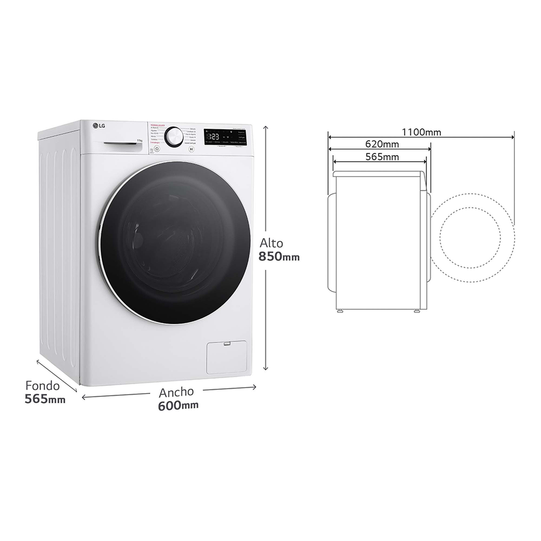 Lavadora F4WR6011A0W 11 kg Blanco