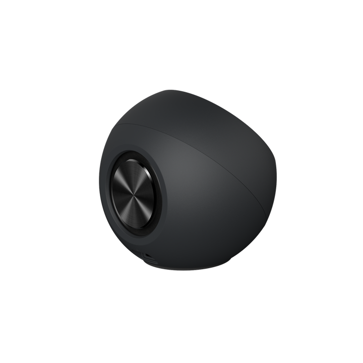 Altavoces negros minimalistas 2.0 USB-C con bluetooth 5.0