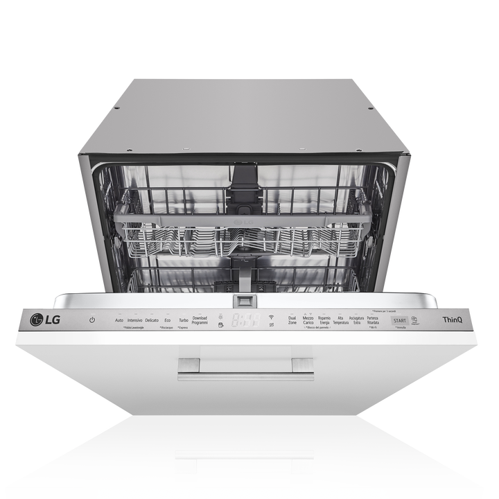 Lavavajillas integrable LG 14 cubiertos con QuadWash, EasyRack Plus y Wi-Fi ThinQ