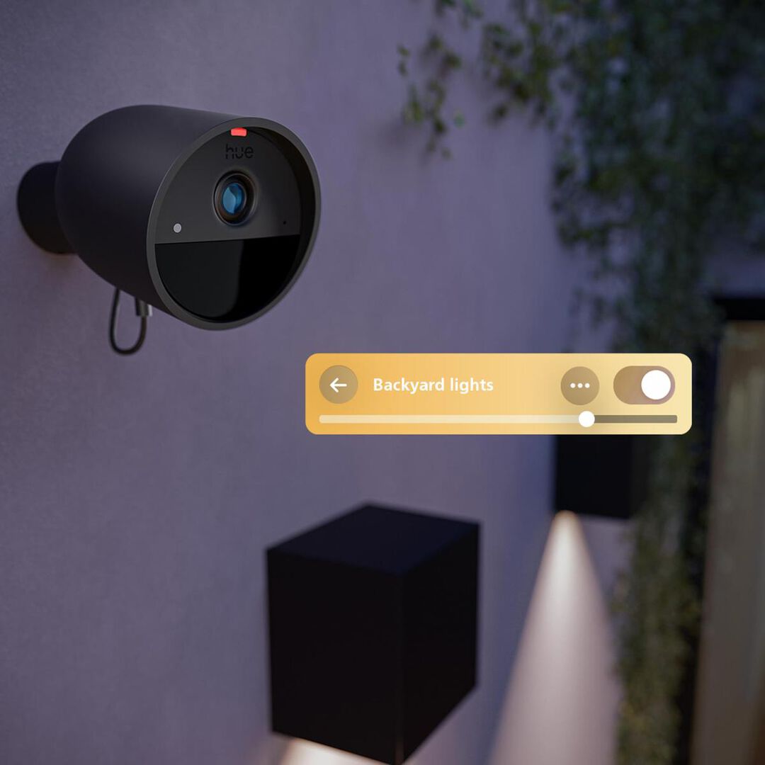 C&aacute;mara Videovigilancia Hue Secure 2K cable pared
