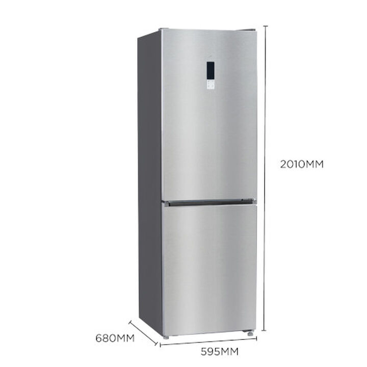 Frigor&iacute;fico Combi 201x60 No Frost TCL RP456BIE1EU Mega Space Inox Clase E